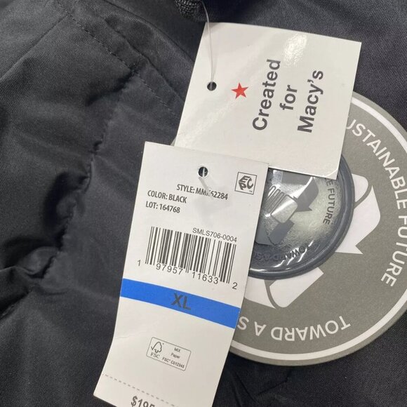 NEW MICHAEL KORS Mens Clarkson Packable Quilted Hooded Jacket Size XL Black - Picture 11 of 11